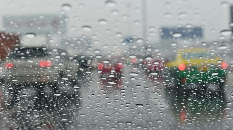 amman car rain
