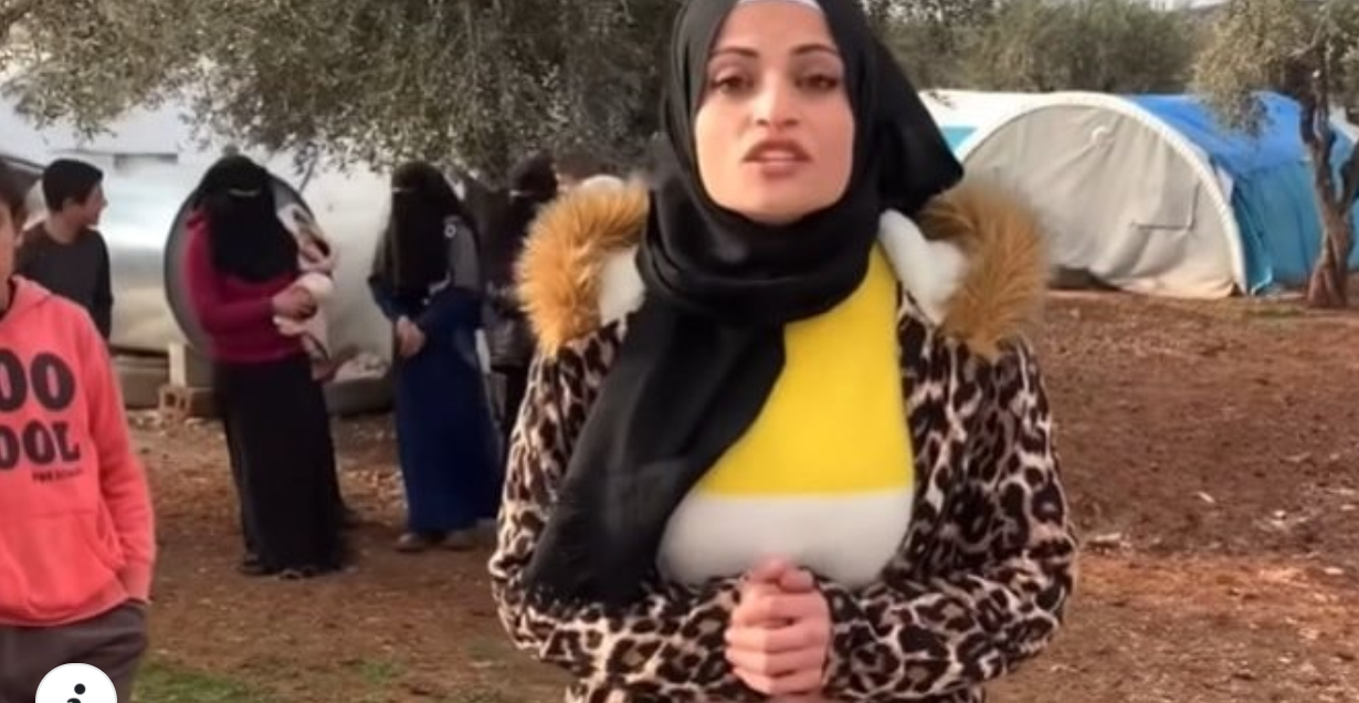اليوتيوبر السورية أم يوسف تظهر في الشمال السوري وتوجه رسالة (فيديو)