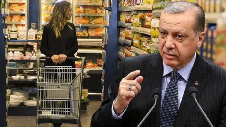 الرئيس أردوغان يصدر تعليمات بعد زيادة أسعار المواد الغذائية