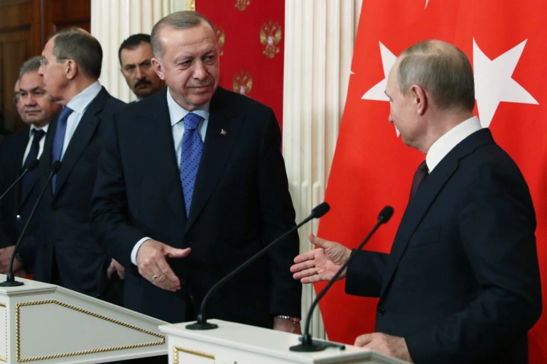 أردوغان وبوتين يحسمان أمرهما حول سوريا ولقاءات رفيعة بين الدولتين لإنهاء مايعانـ.يه الشعب السوري أخيرا