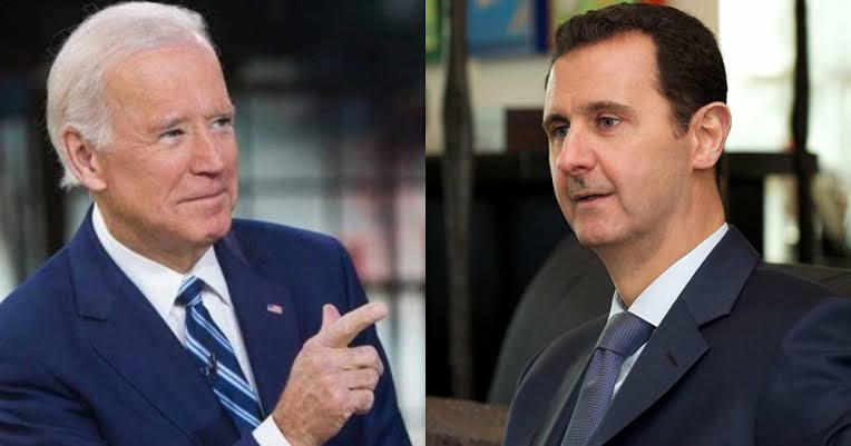 مسؤول أمريكي يكـ.ـشف عن اتصال سري بين الرئيس بايدن وبشار الأسد موضحا مادار بينهما